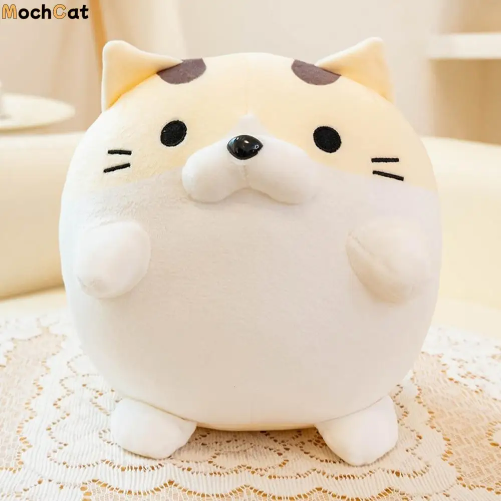 

Cat Circular Kitten Ball Nap Pillow Cartoon Face Down Kitten Ball Table Rest Pillow Cute Fluffy Kitten Ball Plush Pillow School