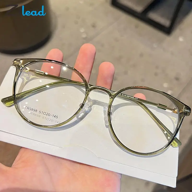 

Zilead Ultralight Myopia Glasses Clear Anti Blue Light Shortsighted Optical Glasses Women Men Metal Myopic Eyeglasses 0-1-1.5-4