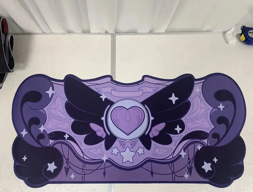 VIKAMA Mouse Pad Desk Mat Irre - Tradescantia Purple ulasan dan harga