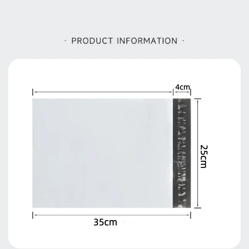 10 Stück Express-Verpackungsbeutel, Umschläge, Aufbewahrungsbeutel, weiße Postbeutel, selbstklebende, versiegelte Express-Beutel – Detail 4