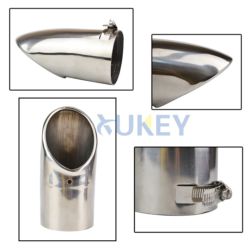 For Nissan Rogue X-Trail T32 2014 2015 2016 2017 2018 2019 Exhaust Muffler Tip Rear Tail Pipe End Trim Finisher Protector