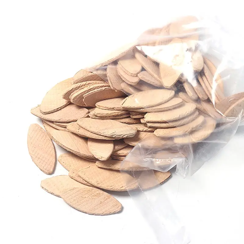 Imagem -05 - Diy Painel de Madeira Mortising Machine Emenda Cookie Tenon Beechwood Lascas de Madeira Corte Juntos 10 20 100 Pcs