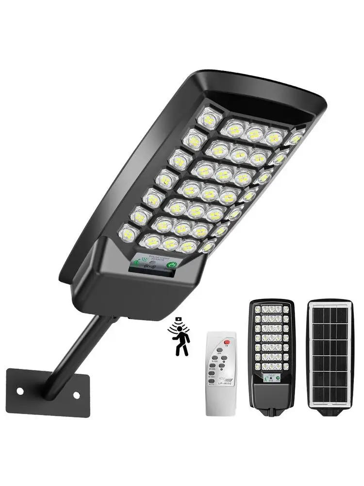2026 Neue Superhelle 140LED Solarlampe für Außenbereich Garten-Solarleuchte Wasserdicht Sonnenlichtbetriebener Scheinwerfer mit Bewegungssensor