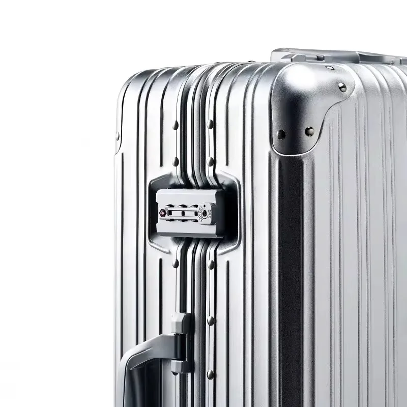 Top Quality Customization 100%  Aluminum-magnesium travel Boarding Rolling Luggage Perfect for Spinner brand Travel Suitcase