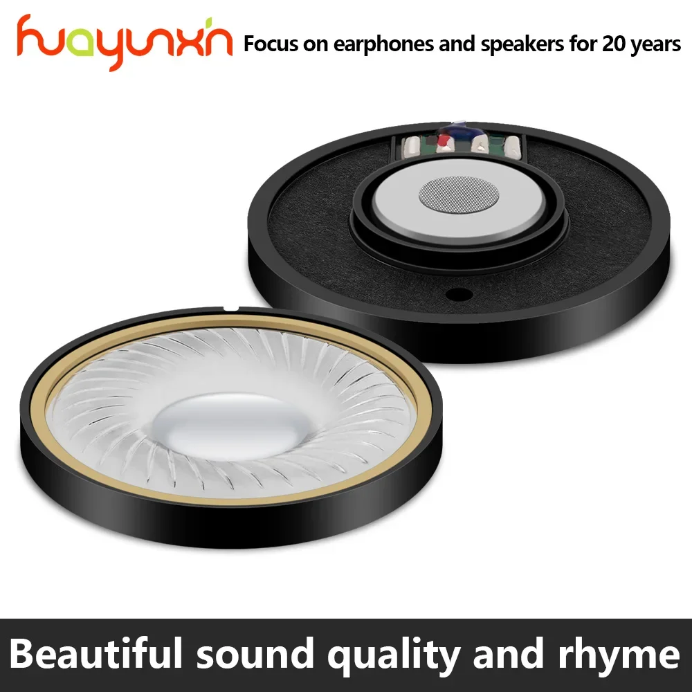 Huayunxin Factory OEM ODM HS50m Speaker Driver Unit For Haadphones Headset IEM 50mm 2inch Impedance 300ohm 200mw Planar Magnetic