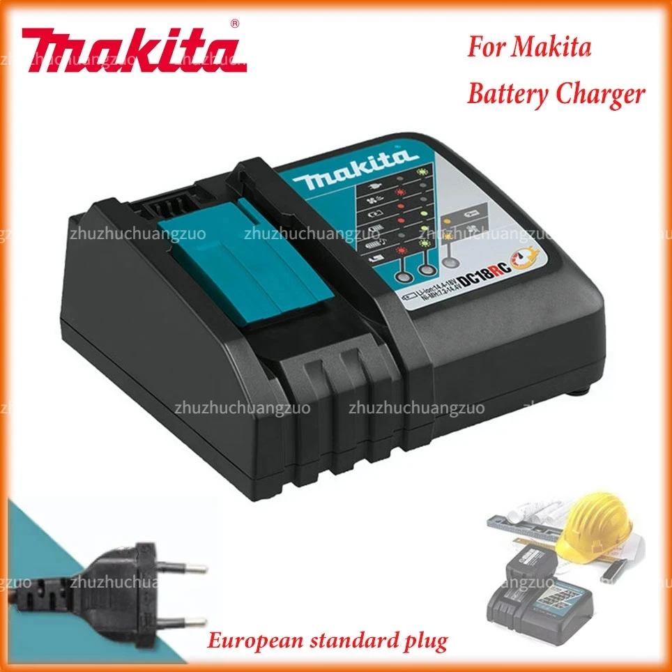 

Makita Charger 14.4V 18V Original DC18RC Battery Charger Makita 5000mAh 6000mAh Bl1830 Bl1430 BL1860 BL1890 Tool Power Charger