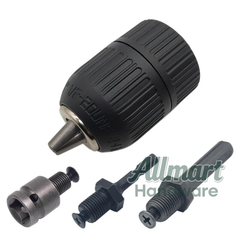 

Hand drill chuck set, conversion joint 2-13MM three jaw hand tight chuck connecting rod electric hammer accessories