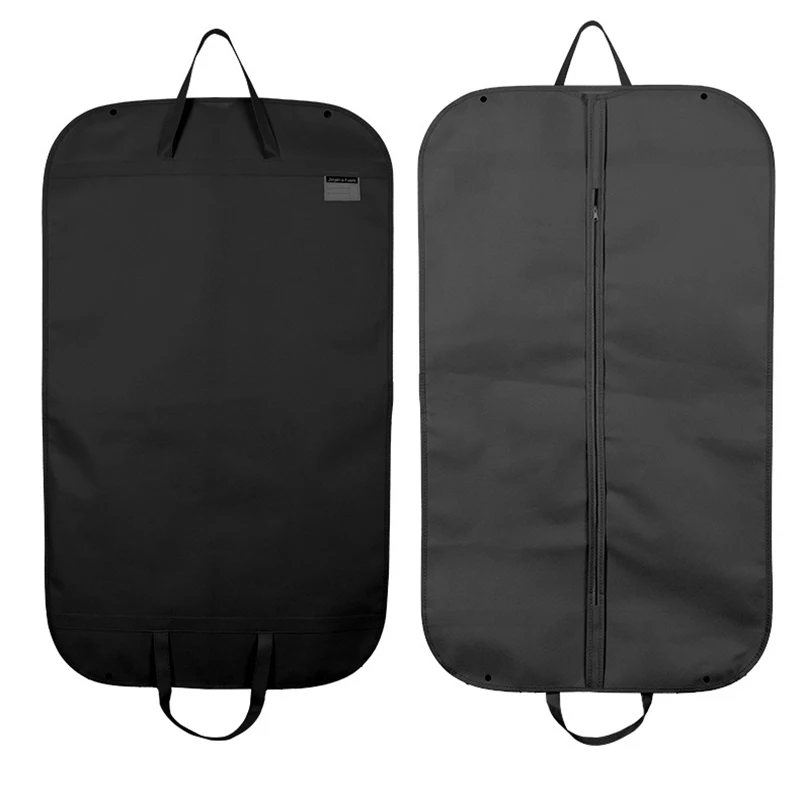 

Breathable Coat Suit Dress Garment Bag Suit Covers Travel Carrier Bag with Handles Foldable Closet Hanging Clothes Storage Bags