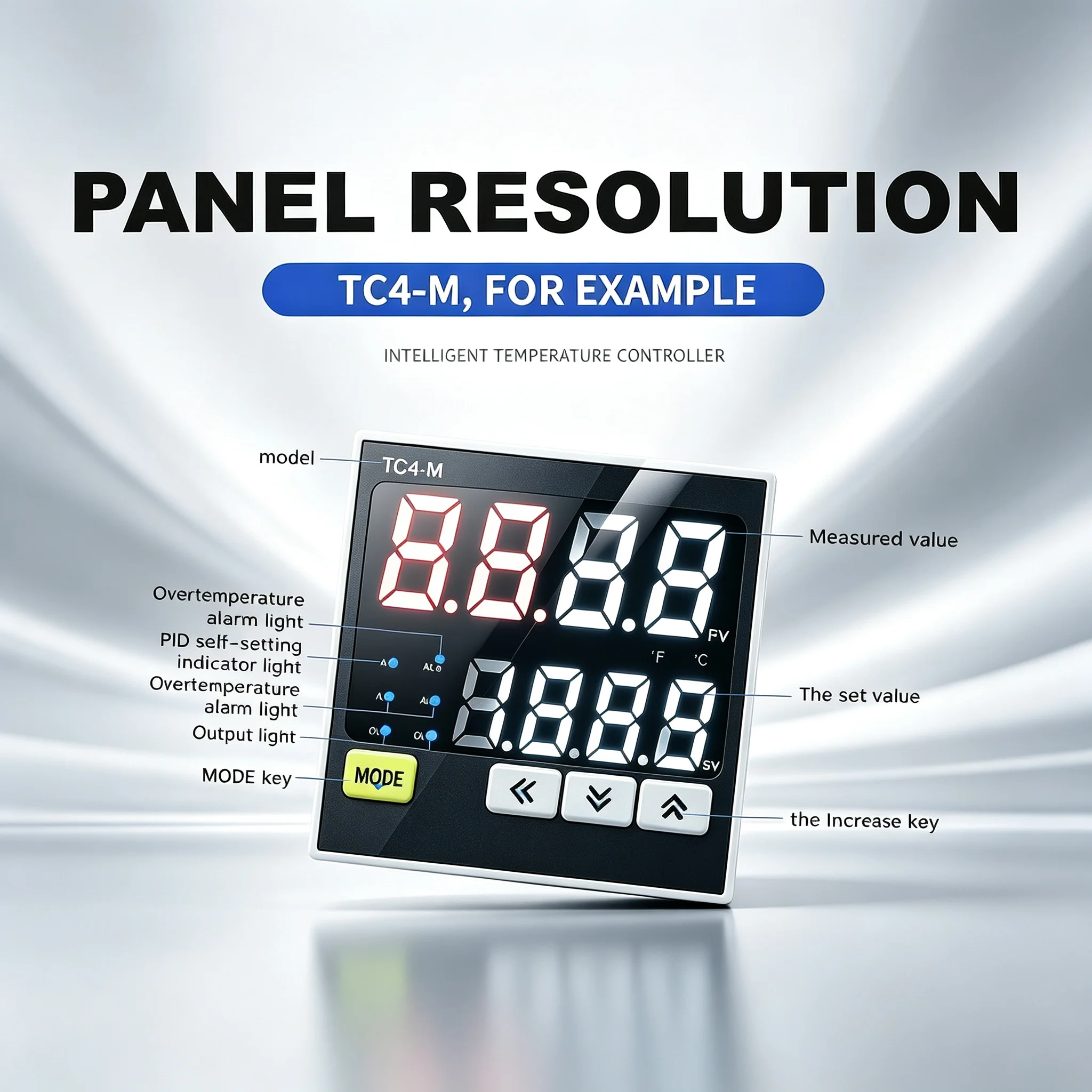 Digital PID Thermostat Dual Output Universal Input TC4S TC4H TC4L TC4M Temperature Controller Regulator SSR Relay