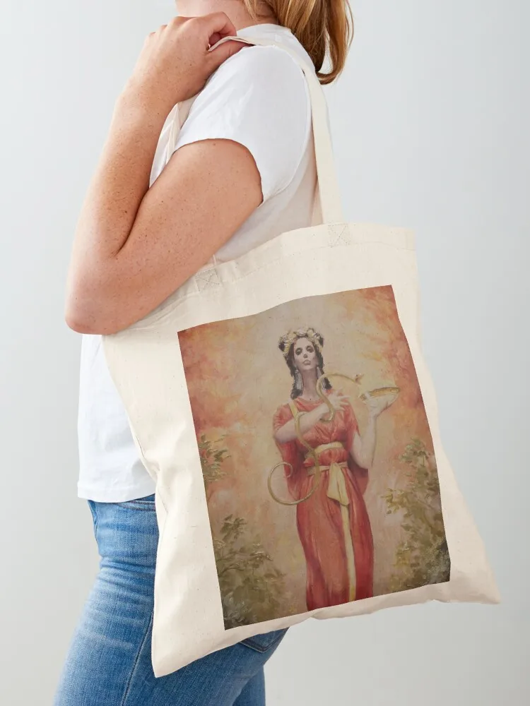 Hygeia - Goddess of preventative good health Tote Bag shopper bag woman large tote bag Shopper