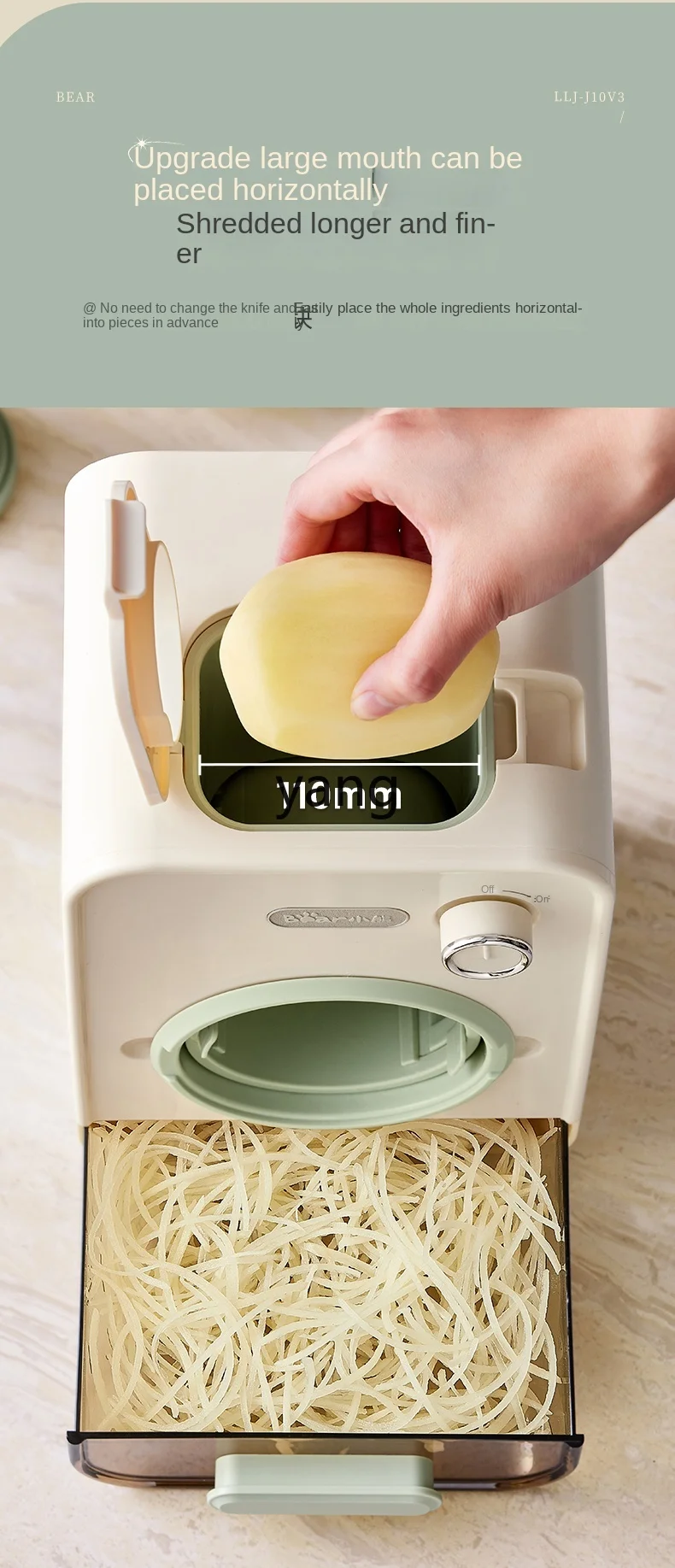 CX Recheio Automático Multifuncional Corte Fatias Desfiadas