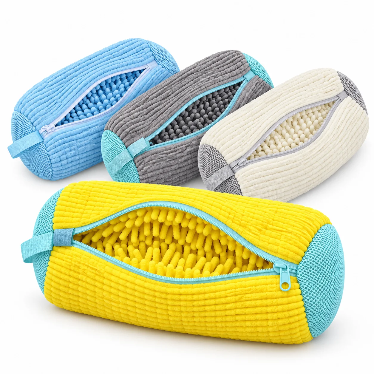 Wäschesack für Schuhe, Gepolsterter Netzschutz für Sneaker, Maschinenwaschbarer Trockensack aus Polyester, Wiederverwendbarer Sneaker-Pflegesack