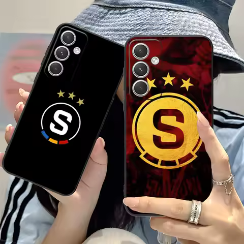 FC Sparta Praha Mobile Phone Case for Samsung Galaxy S25 S24 S23 S22 S21 S20 Note20 Plus FE Ultra Colour Protective Pretty Cover