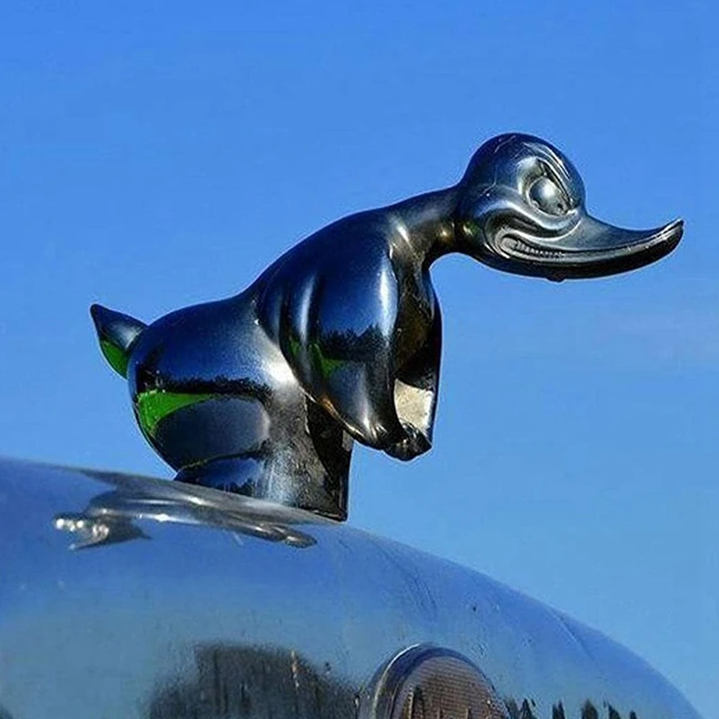 Angry Rubber Duck Hood Ornament, Car Emblem Convoy Hood Ornaments For Trucks, Cool Duck Ornament Car Emblem