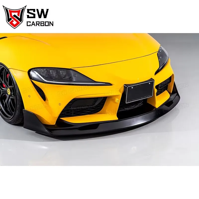 Carbon Fiber AG Style Front Lip for Toyota Supra A90 GR MK5 Front Bumper Lip Under Spoiler Splitter Body Kit