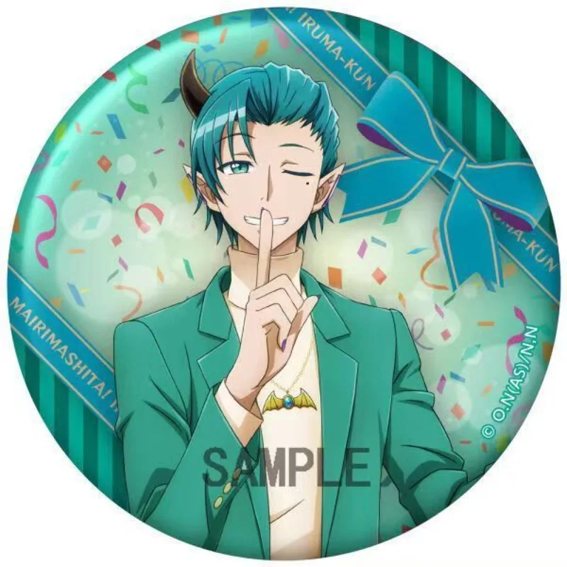 Mairimashita! Iruma-kun‌ Badge Asmodeus Alice Suzuki Iruma Anime Peripheral Fashion Exquisite Creativity Anti-loss Keychain New
