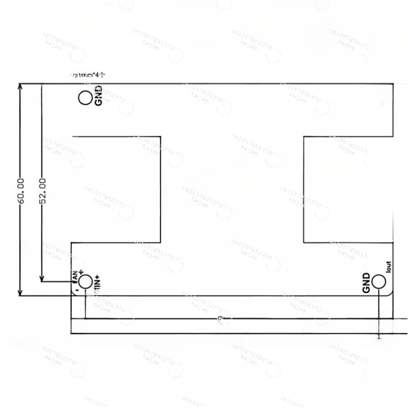 2000W step-down charging board RV charger DC-DC step-down power module 12-56V to 2-54V 50A