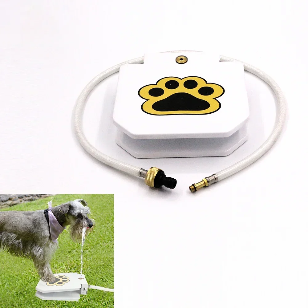 Outdoor paw pet bird automatic water feeders dog food container activated water fountain automatic pet feeder