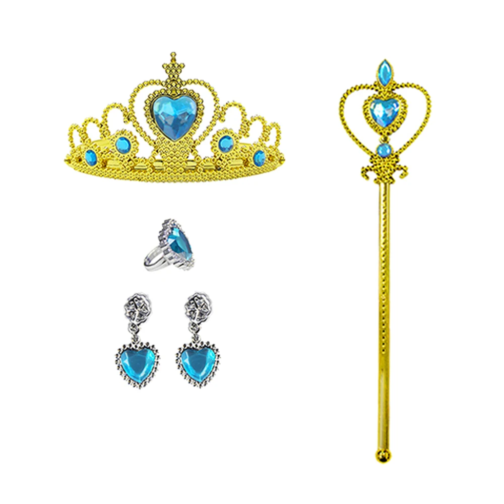 Mädchen Kurzarm-Partykleider Prinzessin Daisy Kostüm Anime Pfirsichgelbes Kleid für Kinder Halloween Karneval Geburtstags-Outfits – Detail 5
