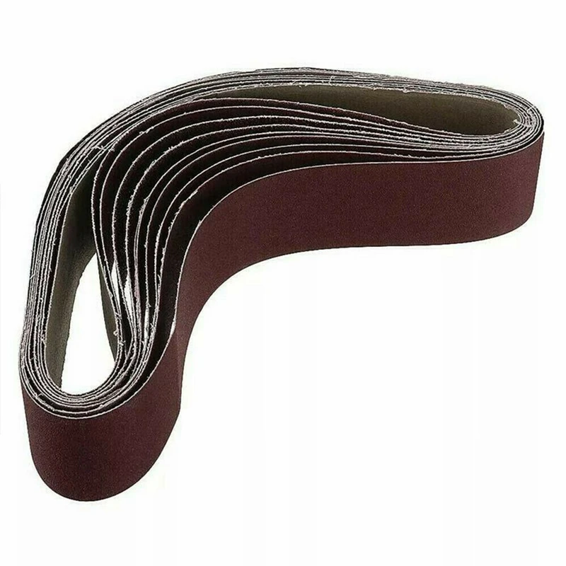 10แพ็ค686X50มม.เข็มขัดขัดอลูมิเนียมออกไซด์Sander Sanding Belt