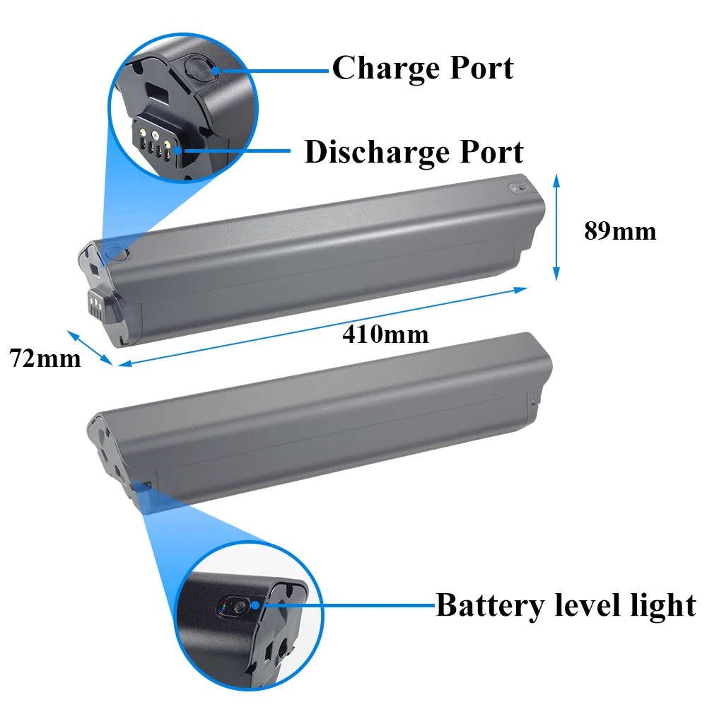 36V Intergrated Batteries 10.4Ah 12Ah 14Ah 17.5Ah  for Trenergy Active 2021 IGTSESIN Forza Smart Battery Repalcement