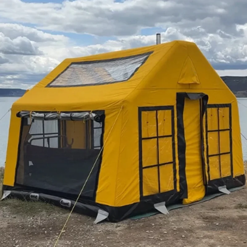 

Высококачественная надувная палатка-тент из оксфордской ткани для туризма и кемпинга, портативный уличный надувной дом-тент