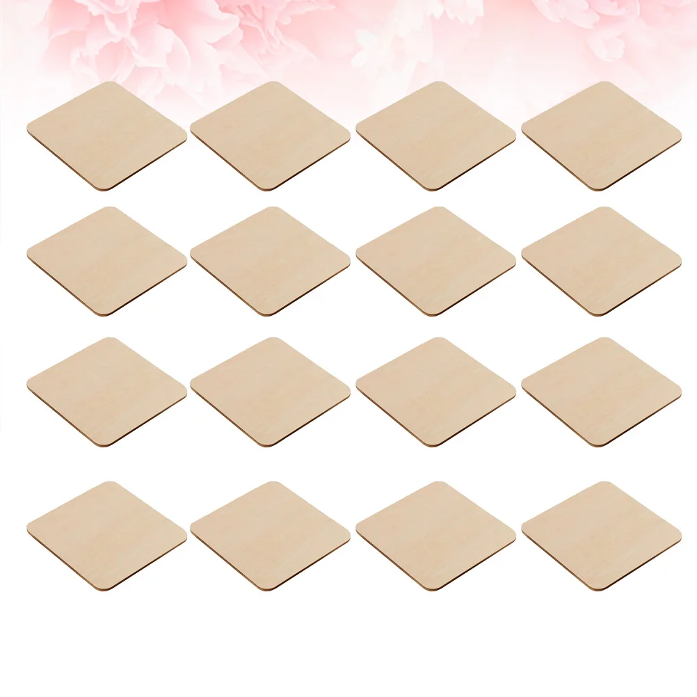 

50Pcs Wood Slices DIY Painting Unfinished Wooden Craft Pendants for Christmas Wedding Decorations Home Art