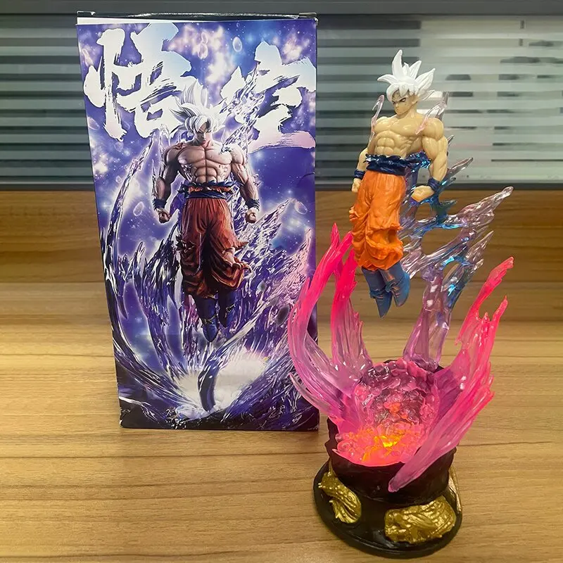 Dragon Ball Anime Figuur 25 cm Son Goku Ultra Instinct Super Saiyan Beeldje Standbeeld Pvc Standbeeld Model Ornament Collectie Speelgoed gift