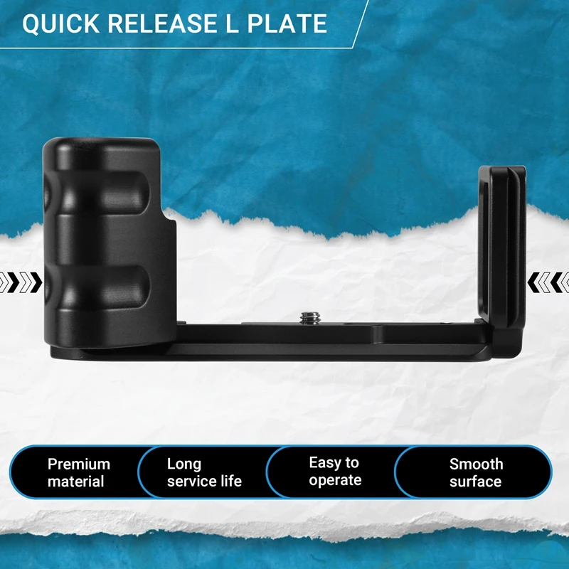 Quick Release L Plate Bracket Double Handle For Olympus OM-D E-M10 Mark III EM10 III Camera