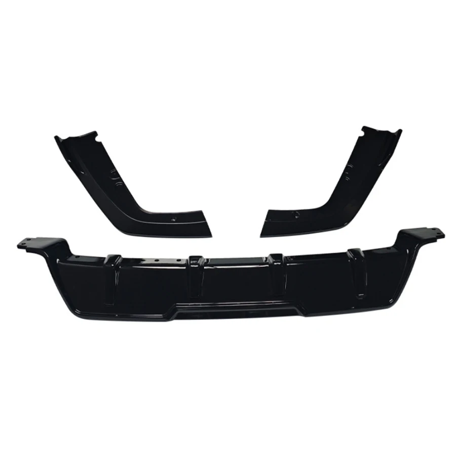 For BMW X6 G06 2020-2025 Bright Blac Back lip Car Rear Bumper Diffuser glossy black Rear Splitters Spoiler Back lip shunt