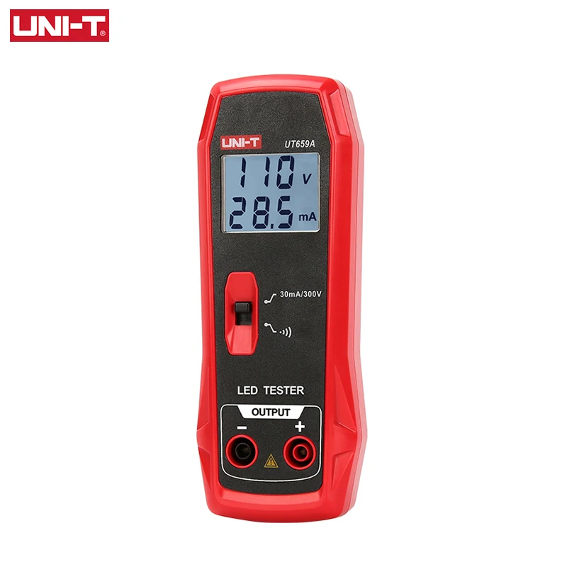 UT659A UT659D UNI-T Тестер светодиодов, тестер подсветки LED-телевизоров, выход 0-300В, многофункциональный прибор для измерения светодиодных лент и диодов A424