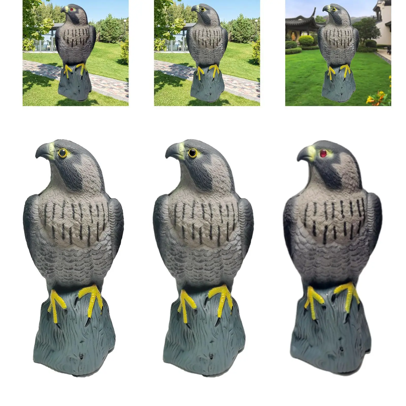 

Eagle Decoy Statue Halloween Decoration Bird Deterrent to Scare Birds Away