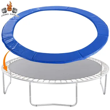 Estera de protección para trampolín de 6/8/10 pies, almohadilla de seguridad para trampolín, cubierta protectora resistente al agua con resorte redondo, accesorios deportivos para el hogar
