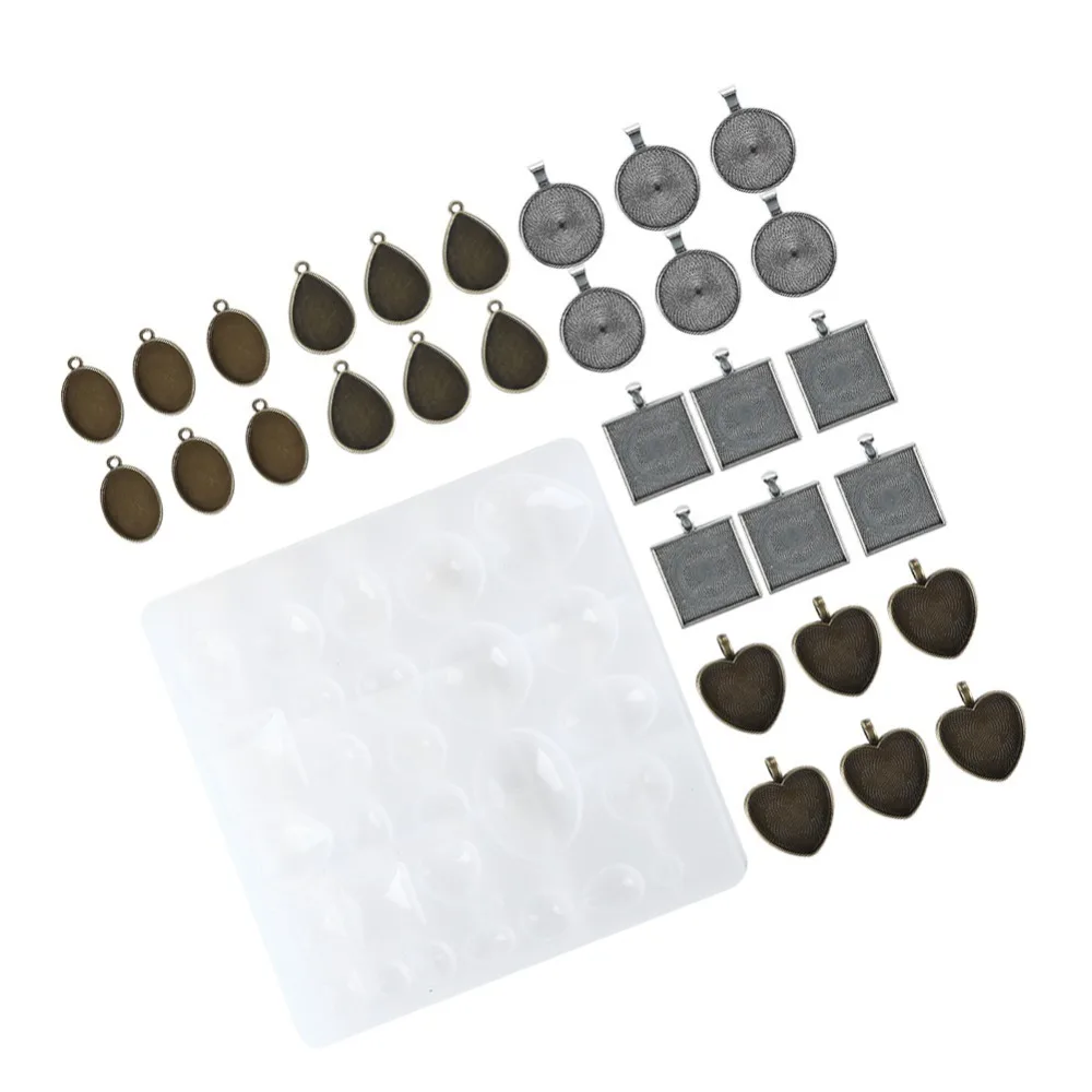 

1 комплект, изысканный металлический материал, основа для подвески, 5 стилей, поднос для подвески, ювелирные изделия, инструмент «сделай сам», подарки «сделай сам»