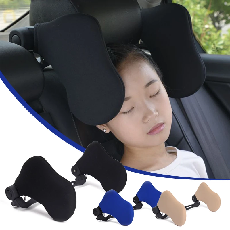 Car Kids Head Pillow Cushion Interior Rear Seat Headrest Pillow Head Hold For Travel Sleep Nap Child Protector Neck Rest Pillows