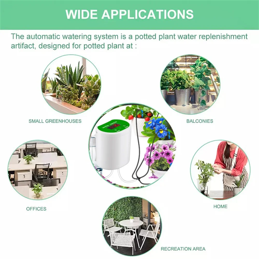 Intelligent Drip Irrigation Water Pump Timer System Multifunctional Automatic Timing Watering Device Home Gardening Supplies