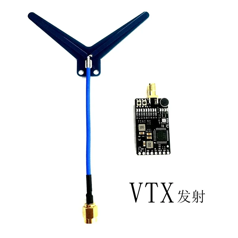 Matek VTX-1G3SE 1.2/1.3GHz FPV Transmitter Module for UAV/Racing Drones, Low-Latency Video Link & Bulk Replacement Parts