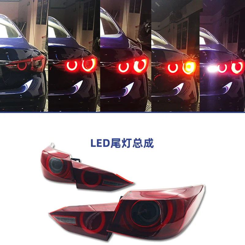 LED Taillight Assembly for Infiniti Q50 14-22 modified Stream Rear lamp Tail Light Brake Turn Signal