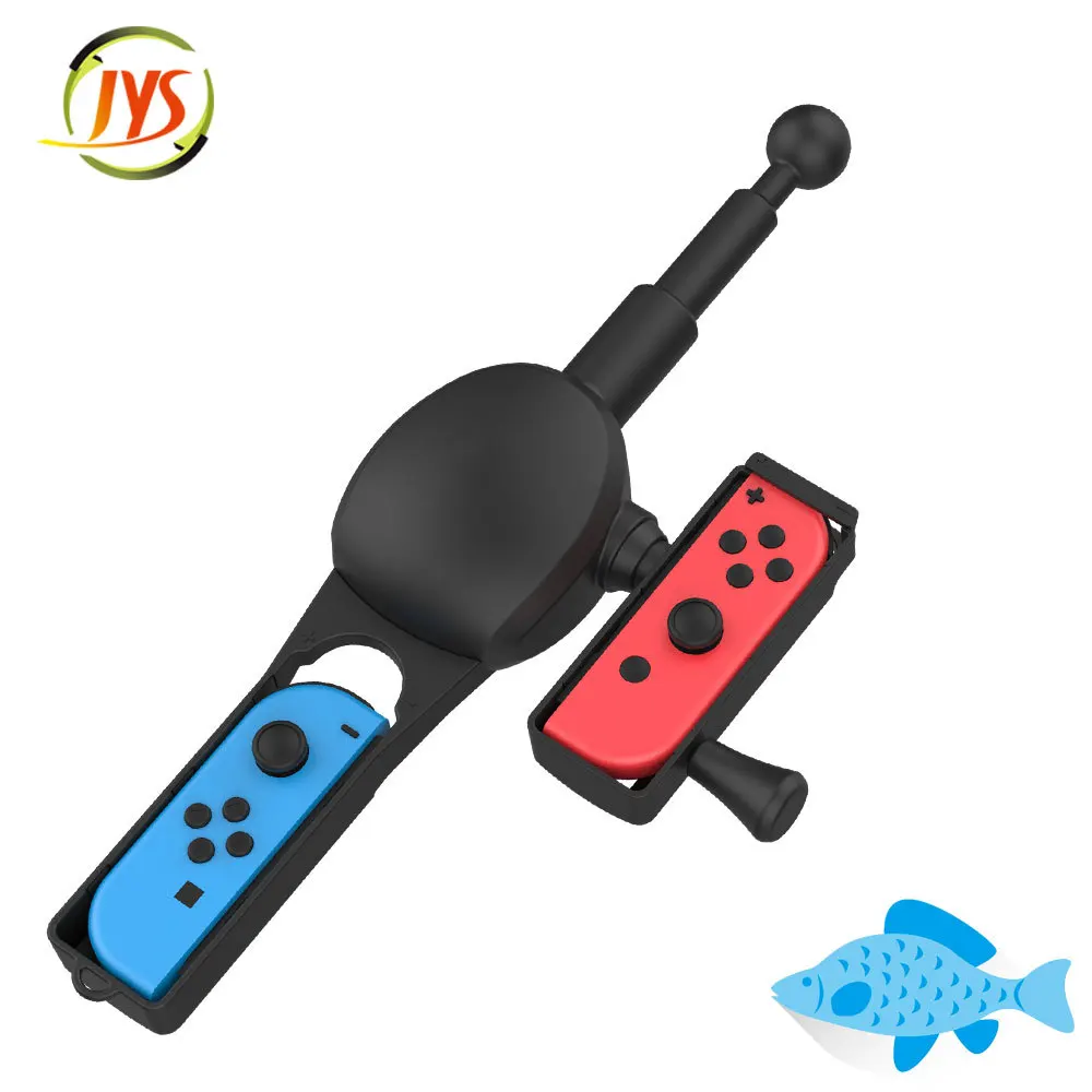 NSJoyCon impugnatura sinistra e destra canna da pesca con rilevamento del corpo JYS-NS192 design di simulazione del rotore esperienza di pesca più realistica
