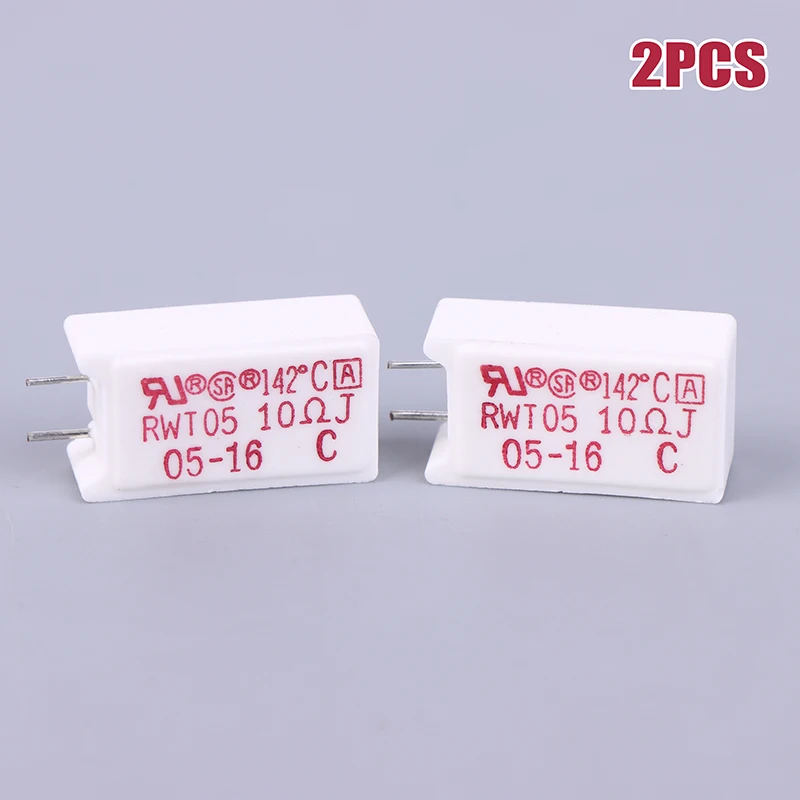 حزمة مزدوجة، RWT05 142 ℃   مقاومة أسمنتية 5 وات، 6.8 أوم مع التحكم في درجة الحرارة