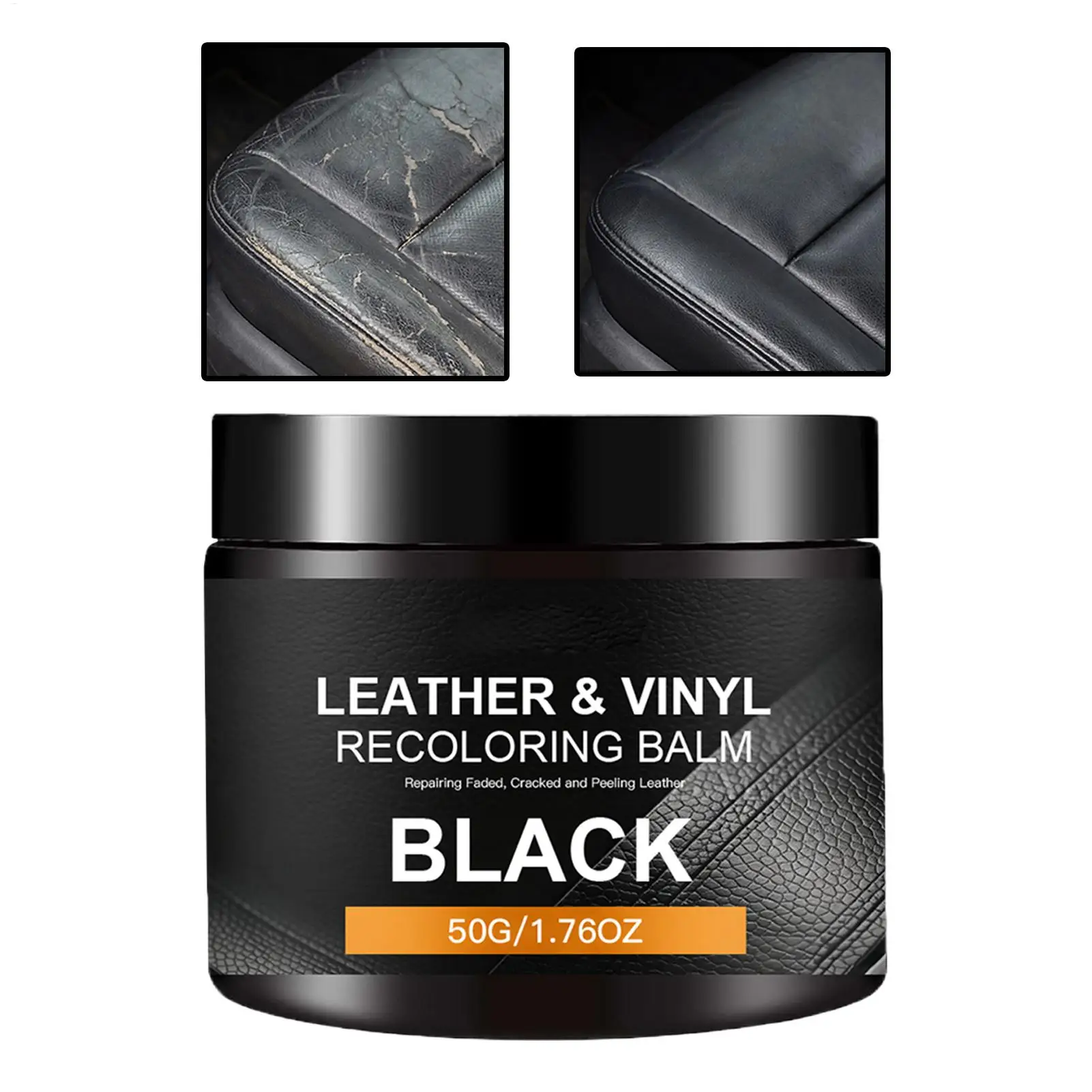 Leather Recoloring Balm 50g Long Lasting Coating Color protection Repair leather scratches for furniture leather dyes coatings