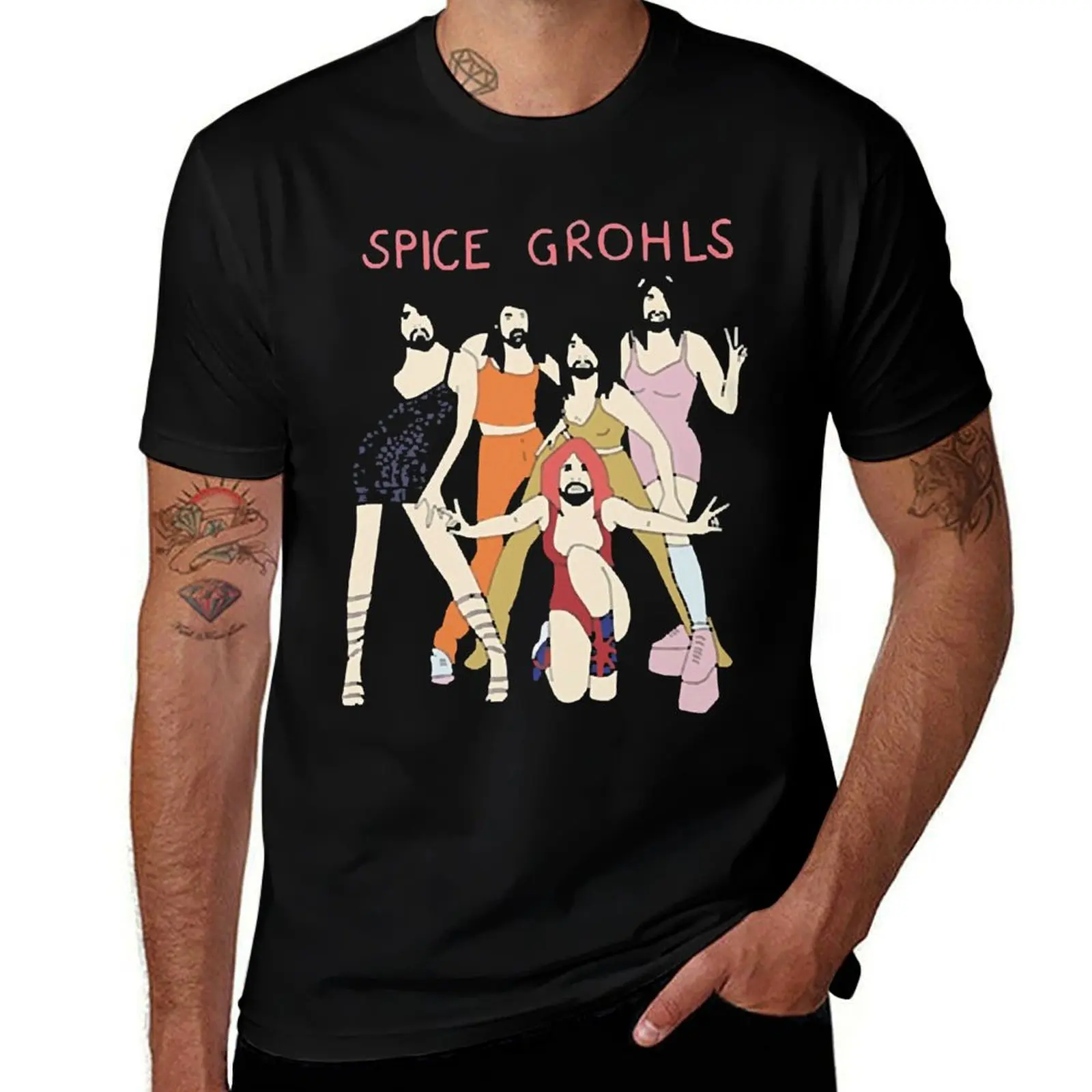 Футболка Spice Grohls для фестивалей и вечеринок