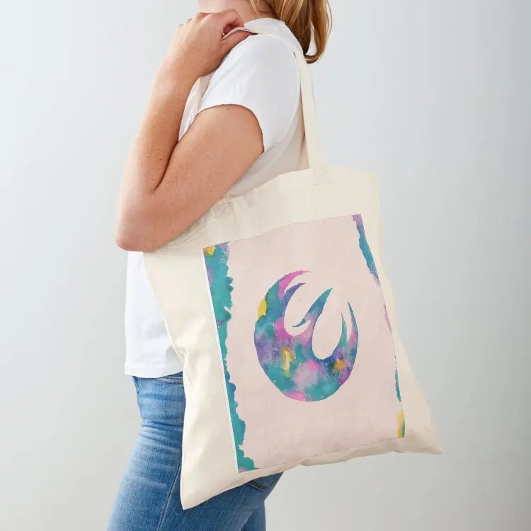 Watercolor Sabine Tote Bag eco bag folding tote bag men cute pouch