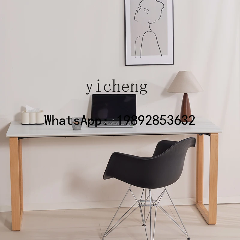 AA  Nordic style desk by window long table  computer desk simple study extended table home accessories