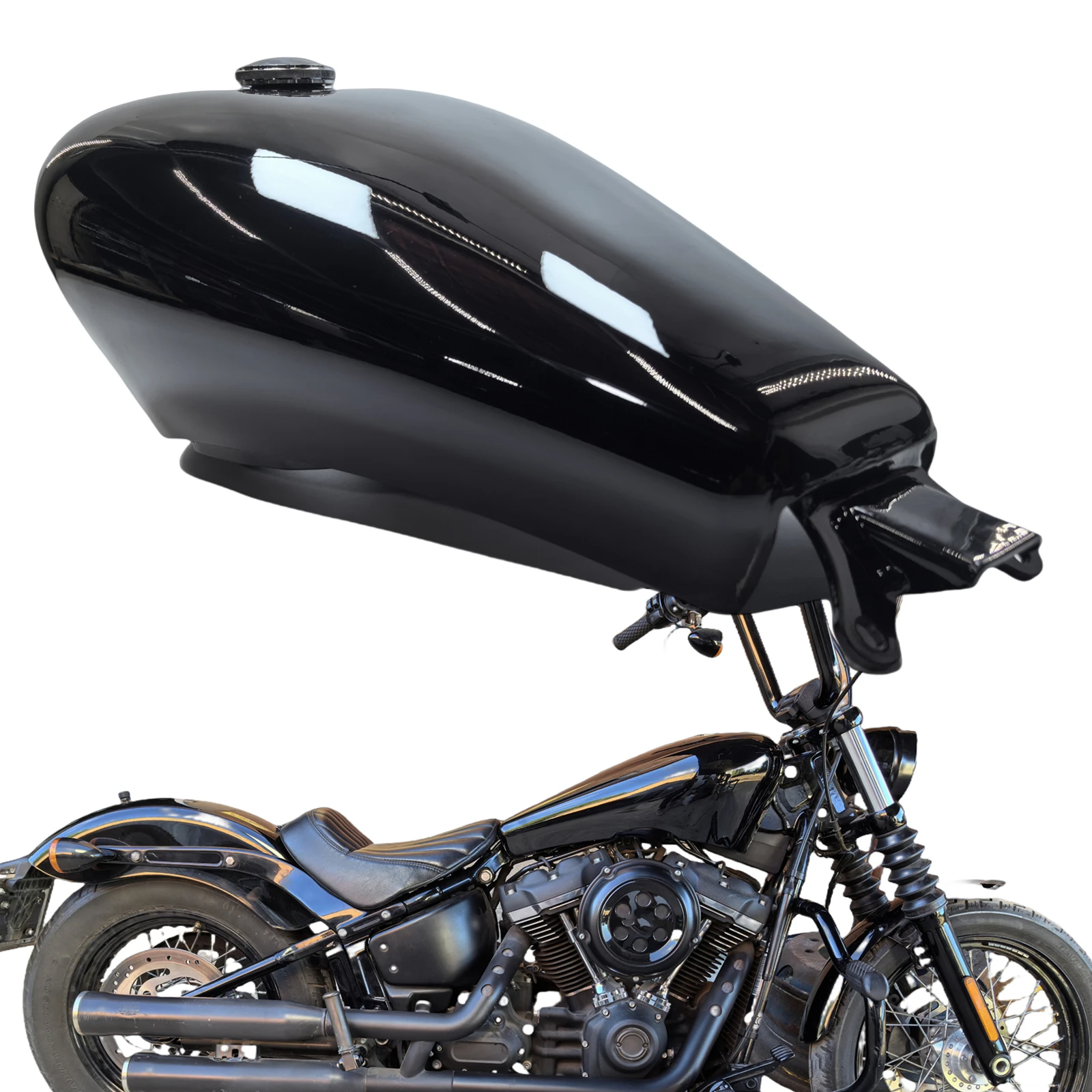 Serbatoio carburante benzina moto per Harley Davidson Softail 2018-2024