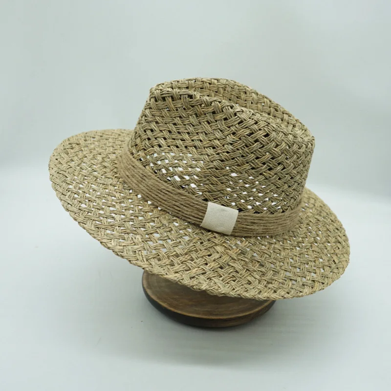 Fashion Summer Panama Jazz Fedora Hat Designer Hat Outdoor Leisure Beach Hat High Quality Sombrero Mujer Playa