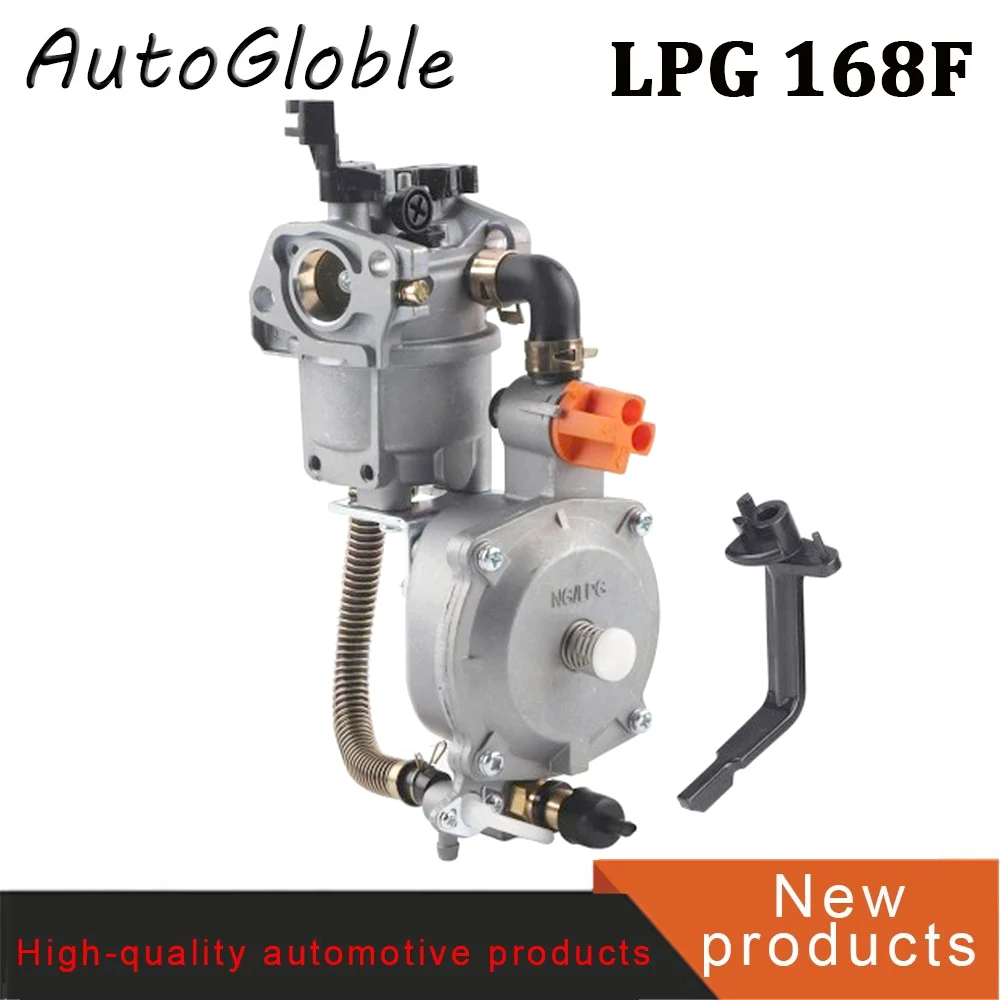 ER2500 2KW LPG 168F Engine Double Use LPG Manual Carburetor For Gasoline Generator For Honda GX160 168F GX200 170F 6.5HP 7.5HP