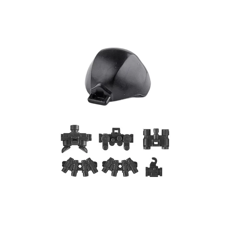 Army Special Forces Antigas Mask Soldier MOC SWAT City Police Mini Action Figures Military Weapons Building Block Brick Toys view 5