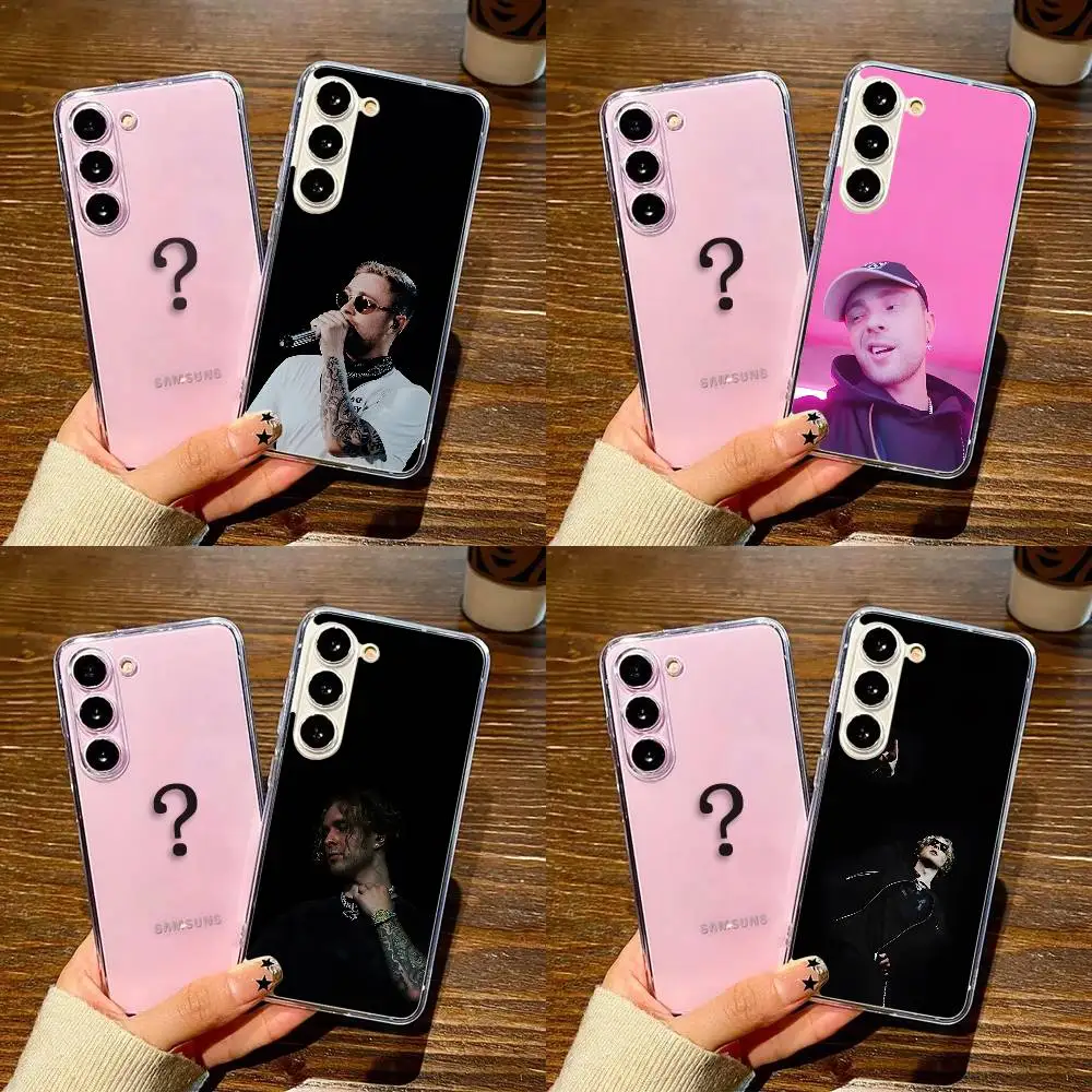 

Rapper Egor Kreed EK Phone Case For SamsungS25,24,21,22,23,30,Ultra,20,Plus,Fe,Lite,Note,10,9,5G Transparent Cover