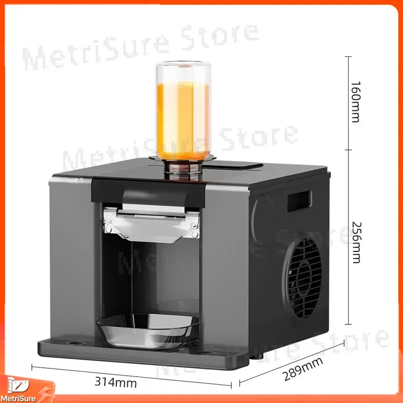 Commercial Ice Shaver 220kg/Hour Fast Ice Maker Desktop Smart Touch Snowflake Ice Maker for Restaurant Bar  Cream